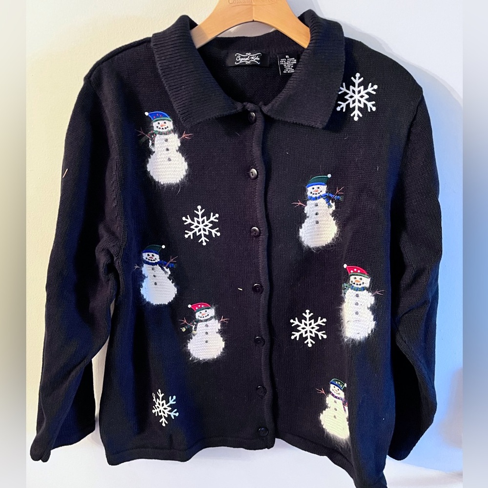 Crystal - Kobe snowman sweater